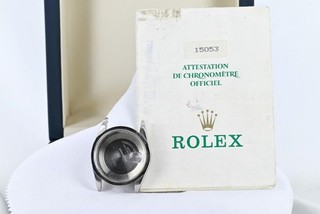 Rolex 34mm Oyster Perpetual Reloj Pulsera Caja Ref 15053 1988 y Papeles
