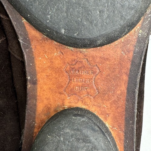 Scarpe Robert Clergerie donna taglia 7 mocassini scamosciati made in France suola pelle - Foto 10 di 11