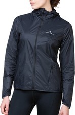 Ronhill Tech All Terrain Womens Running Jacket Black Hooded Run Lightweight