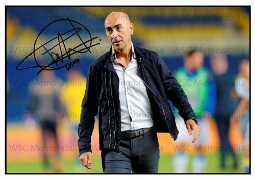 10963. Pako Ayestaran Signed Pictures (A4 Prints) Aston Villa Valencia Liverpool