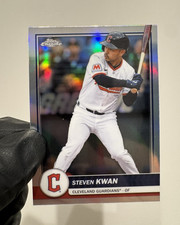 Topps Chrome 2026 Flagship Steven Kwan #50 Cleveland Guardians MLB Baseball Card