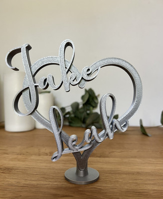 Personalisierte Dose 10. Hochzeitstag Farbe Geschenk Herz Frau Ehemann