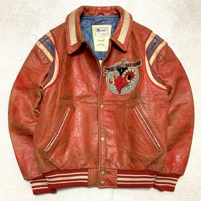 AVIREX Stadium Jumper Bomber Jacket Varsity Jacket Award Jacket