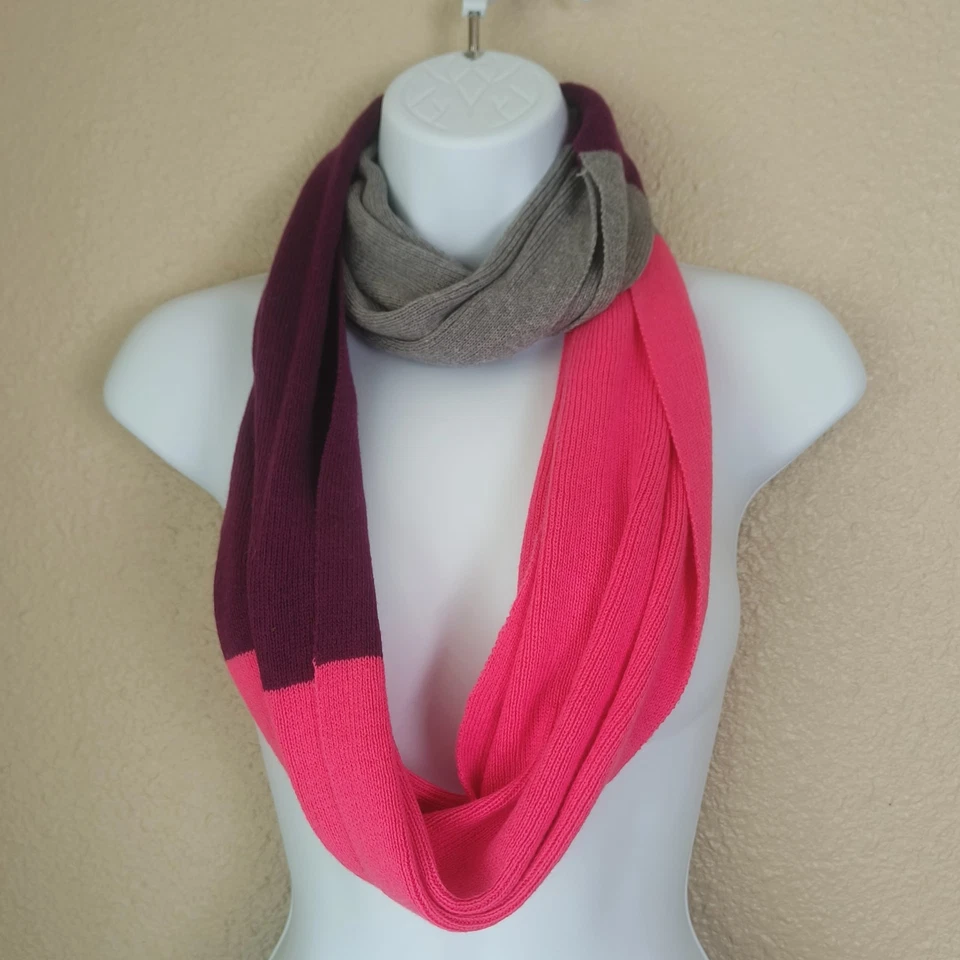 TUCKER TATE Mujer Multicolor Infinity Bufanda Talla O/S Algodón y Cachemira Azul Foto 2 de 4