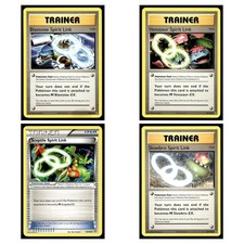 4 Card Pokemon Spirit Link Group - Blatoise Venusaur Sceptile Slowbro MP