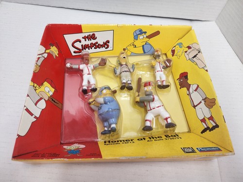 The Simpsons "Homer at the Bat" (Episode #8F13) 5-Figure Set - Playmates 2002 - Picture 7 of 7
