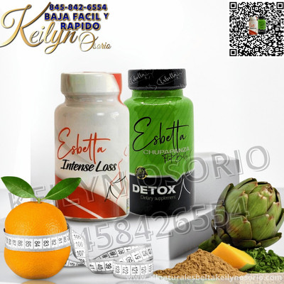 ESBELTA INTENSE LOSS + DETOX ELB CÁPSULAS PARA PERDER PESO RÁPIDO SIN REBOTE