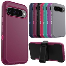For Google Pixel 10/10 Pro/10 Pro XL Rugged Case Hard Phone Cover / Holster Clip