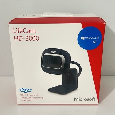 NEW Sealed Microsoft LifeCam HD-3000 USB HD 720p Webcam T3H-00011 Model 1492