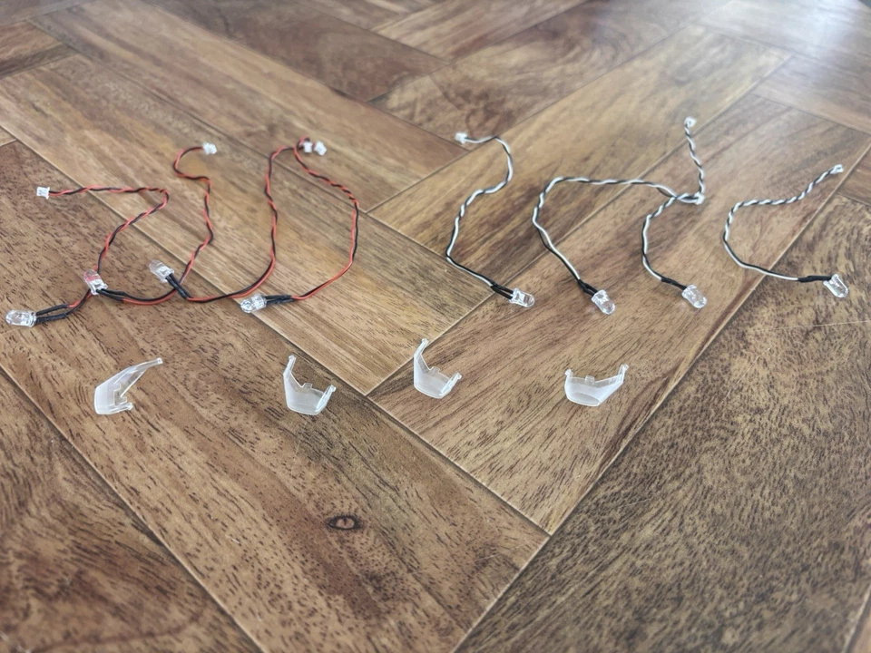 BLADE lot of Front and rear LED w/ Cover, Blue red 350 QX BLH7808 BLH7807 - Image 2 of 4