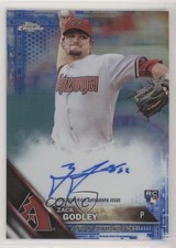 2016 Topps Chrome Rookie Blue Refractor 16/150 Zack Godley #RA-ZG Auto 02xx