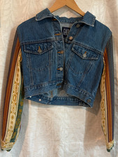  Denim Jacket Womens Size M~Southwestern Azte...