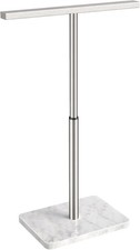 Hand Towel Holder Stand, T-Shape Adjustable 9.06"-17.68", Brushed Nickel