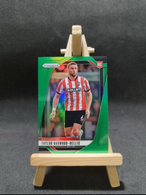 24/25 Panini Prizm Premier League Taylor Harwood Bellis /5 Green RC Southampton