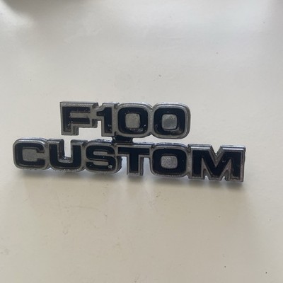 1977 1978 1979 77 78 79 Classic Ford Truck F100 Custom Emblems Part D7TBI6702BWC