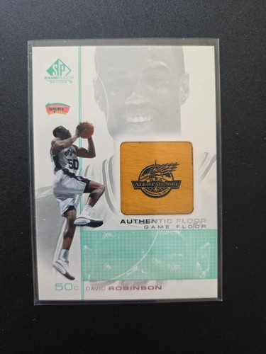 David Robinson #DV 2001 SP Game Floor card