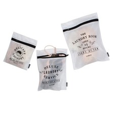 3 Pack Wash Bag Set Mesh Laundry Room Zipper Delicates Bras Swimwear