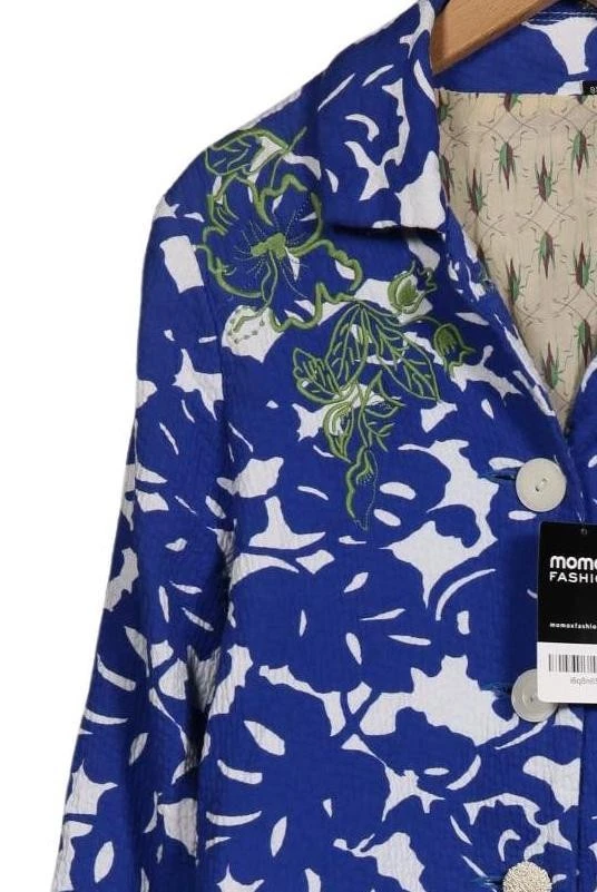 Desigual Mantel Damen Jacke Parka Gr. 38 Baumwolle Marineblau #d5xoa82
