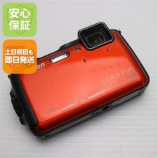 Nikon COOLPIX AW120 Orange Waterproof 16MP Digital Camera Tested Japan