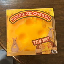 Giggle Zone Squeeze Cheese, Jumbo Squishy, Squeezable