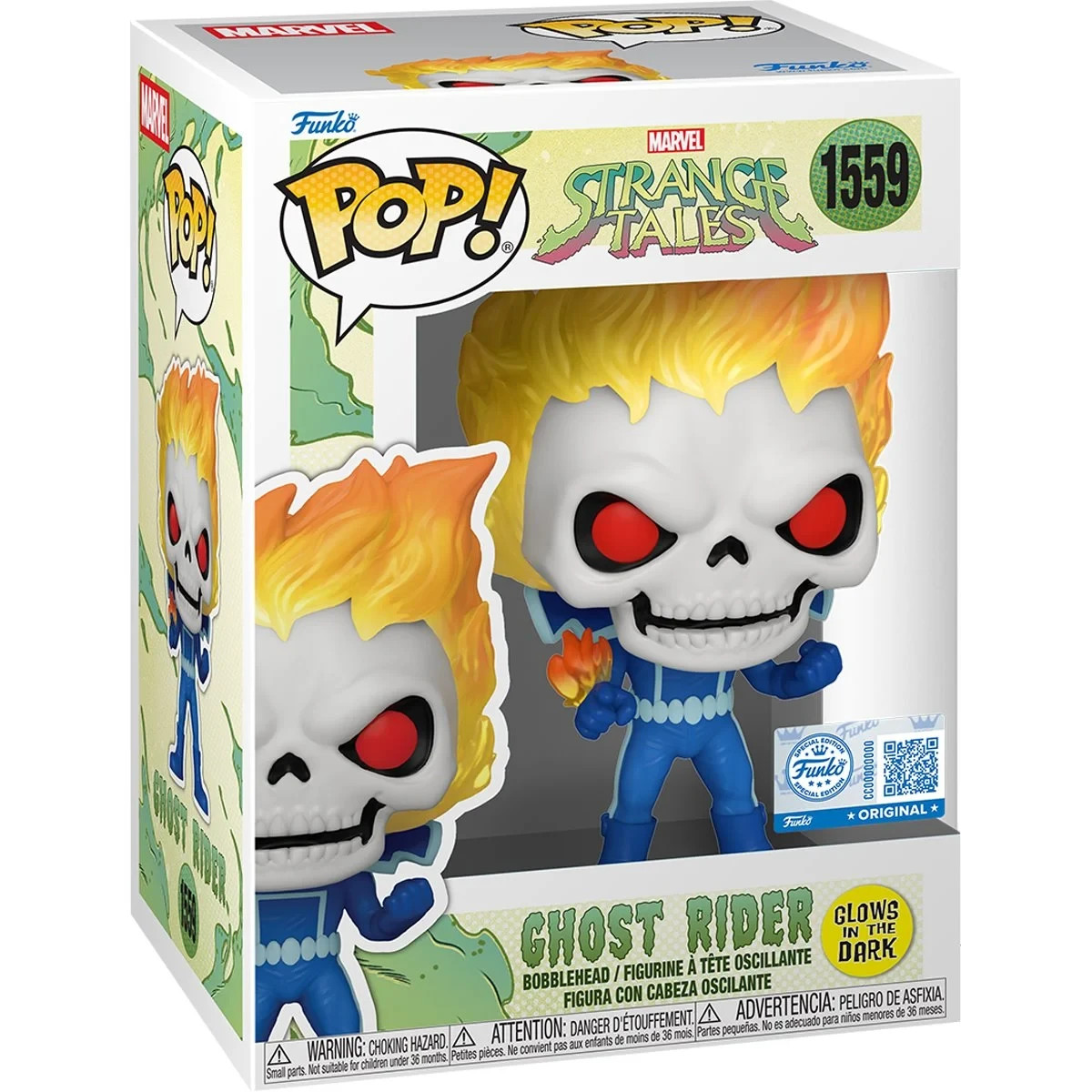 Funko Pop! Marvel Strange Tales Ghost Rider Glow-in-the-Dark Vinyl