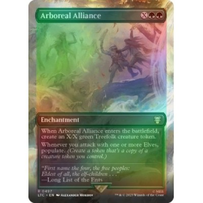 FOIL ARBOREAL ALLIANCE (BORDERLESS) X4 The Lord Of The Rings: Tales Of Middle-ea