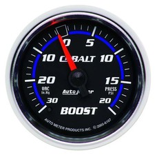 Autometer 6107 Cobalt Vacuumboost Gauge 2-116 30 Hg-20 Psi Mechanical Autometer 6107 Cobalt Vacuumboost Gauge 2-116 30 Hg-20 Psi Mechanical