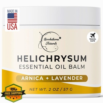 Brookethorne Helichrysum Balm Fragile Skin Arnica Lavender 2oz