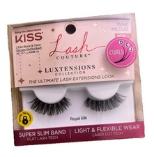 KISS Lash Couture Luxtension Lash Extensions Royal Silk False Eyelashes Black