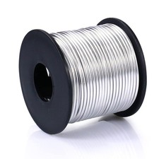 Aluminum Craft Wire, 95 Feet 2.0mm/ 14 Gauge Soft Silver Metal Bendable Sculptin
