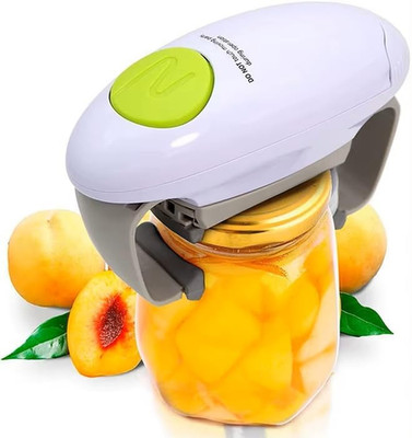 One-Touch Automatic Electric Jar Opener   Hands Free Smooth Edge Kitchen