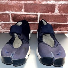 Nike Air Rift MTR 454441-401 Trainers Mens UK 10 Navy White Split Toe Shoes Rare