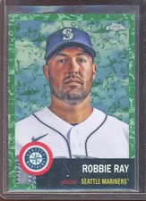 Robbie Ray 2022 Topps Chrome Platinum Toile White/Green Refractor #326 (33/99)