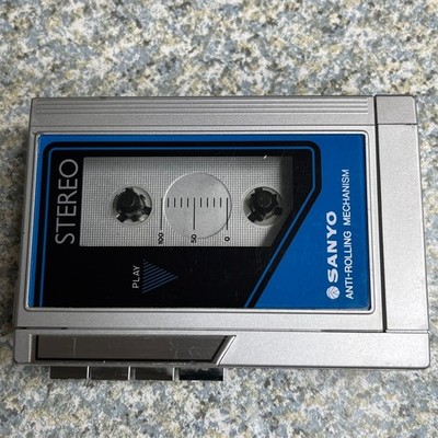 Vintage Sanyo M-G15A Stereo Cassette Player Walkman Fully Tested Works AA