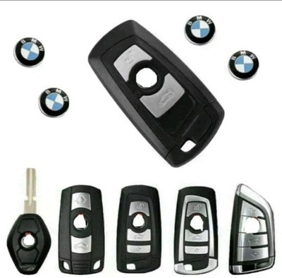 1x BMW Schlüssel Logo Emblem 11mm Aufkleber Selbstklebend Key Sticker