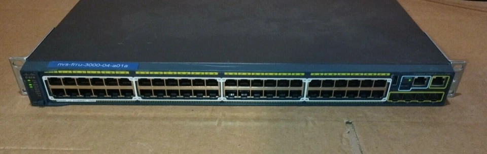 🔷 Switch Cisco Catalyst 2960S 48 Ports Gigabit PoE+ 740W Stackable 🔷 - Photo 2/4