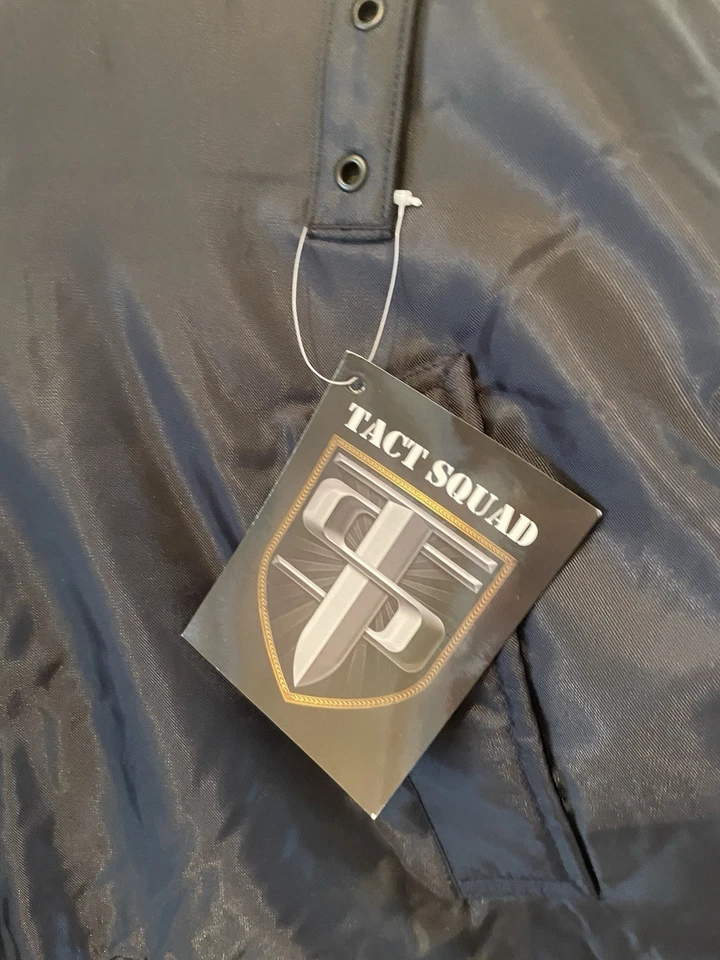 NWT- Tact Squad- Security Parka with removable hood -Navy/Black -Medium - Image 2 of 4