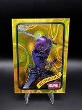 2025 Topps Chrome Marvel Bloodline Yellow Lava Refractor #9