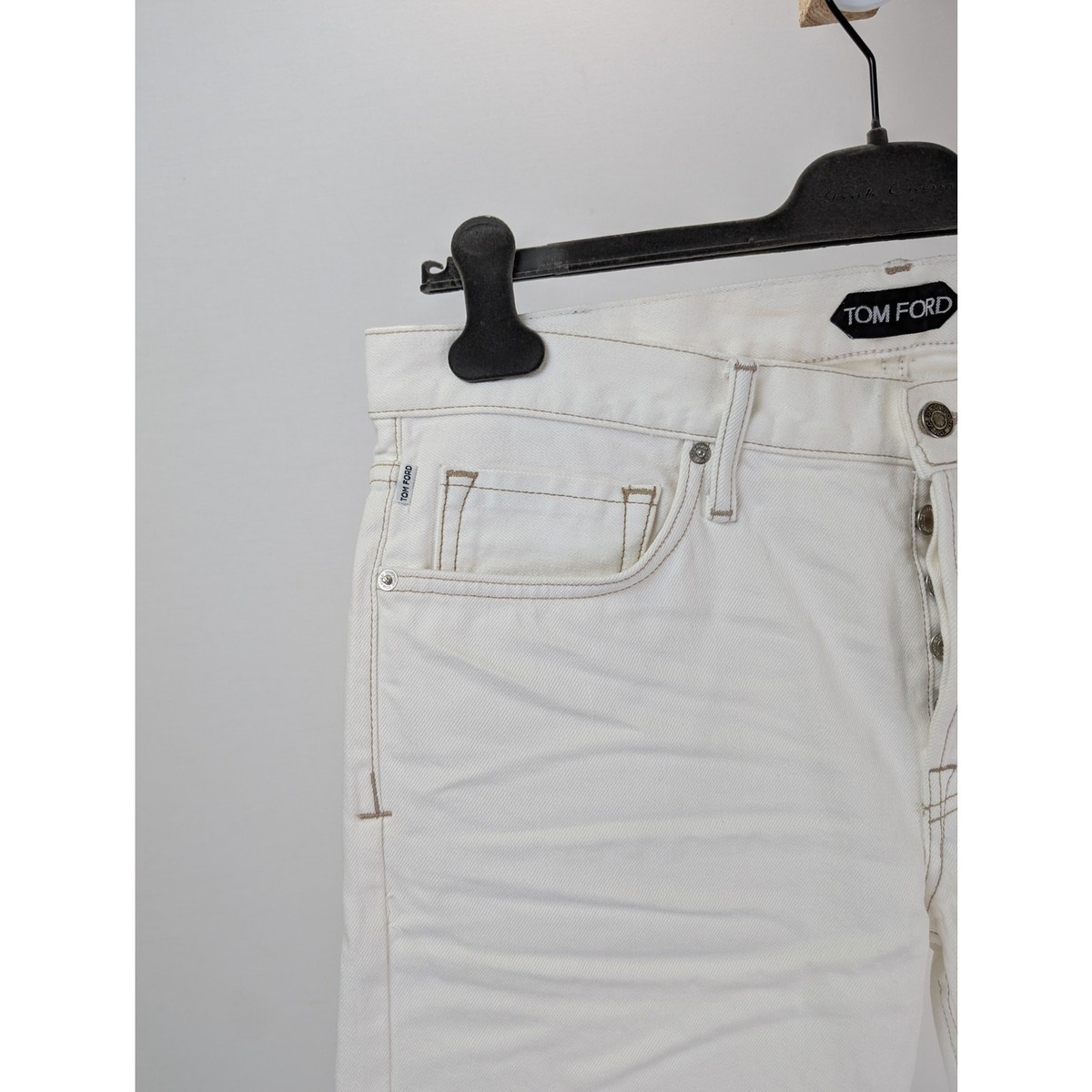 TOM FORD トムフォード ホワイトデニム スリム 29 超美品 Tom Ford Denim Slim Jean in White Brand New with Tags 36 | eBay
