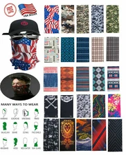 Headwear Face Wrap Tube Seamless Bandana Headband Mask Scarf