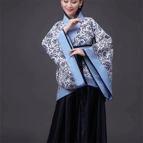 Woman Stage Dance Dress Chinese Traditional Costumes New Year Adult Tang Suit - Picture 5 of 32
