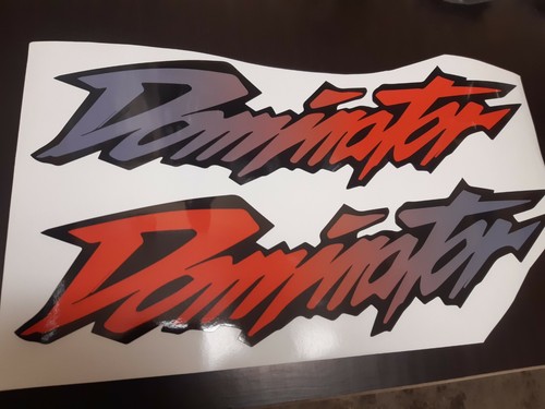 Honda NX 650 Dominator set of stickers , 500 mm length. High quality - Picture 2 of 2