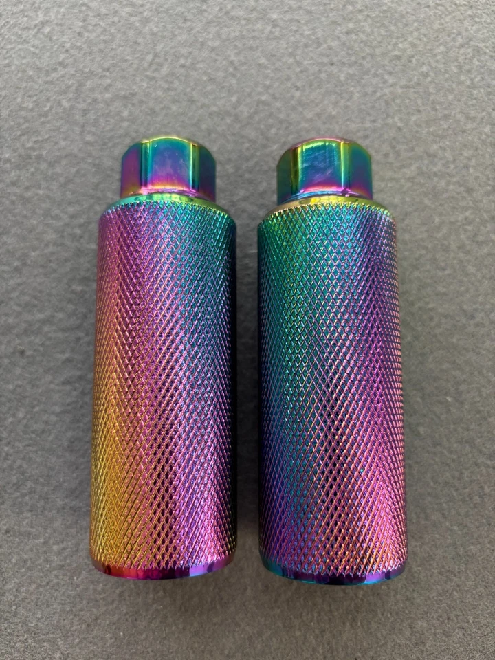 1Pair BMX Pegs Bicycle Pedals MTB Bike Foot Hold Aluminum Alloy Foot Stunt Peg - Image 3 of 4