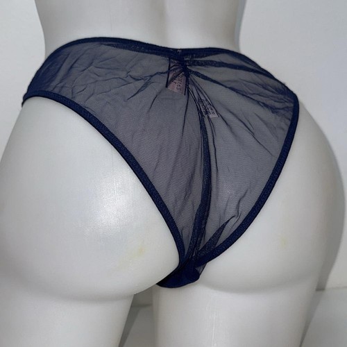 🔥Victoria's Secret Navy Lace Bra Set Sz 38DDD// a large New - Picture 4 of 8