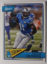 2018 CLASSICS RED BACK CALVIN JOHNSON 282/299 LIONS (K)