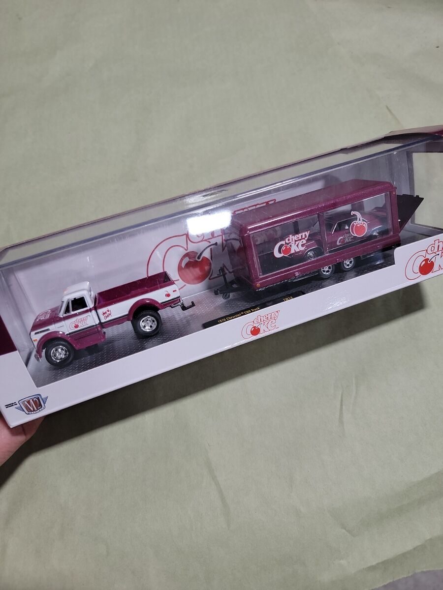 M2 Machines 1970 Chevrolet C60 Truck & 1969 Chevrolet Camaro SS/RS Cherry  Coke