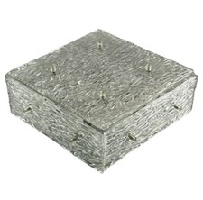 60er Jahre Lampe Leuchte Deckenlampe Plafoniere Kalmar Franken Ice Glas Design