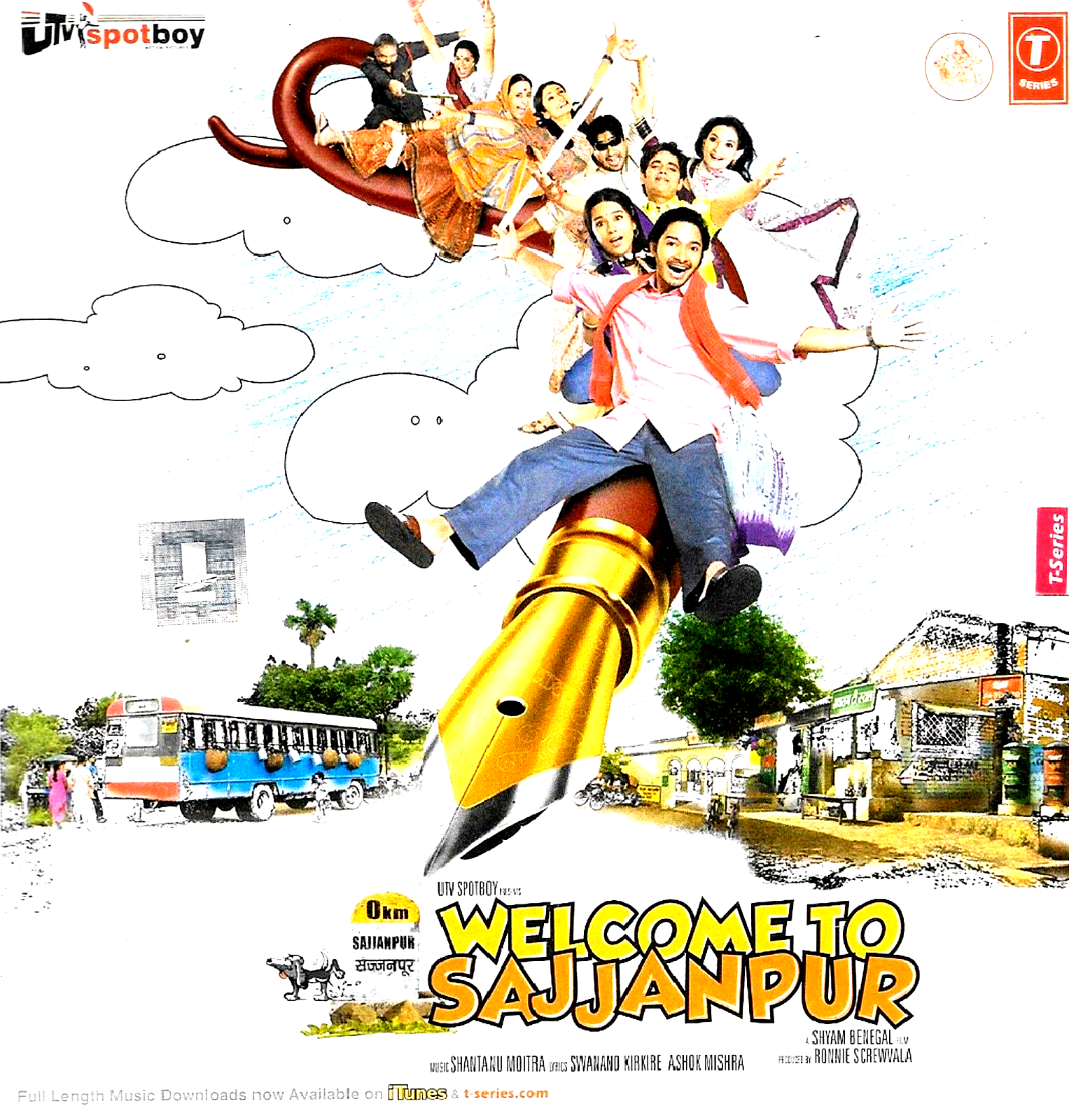 WELCOME TO SAJJANPUR - NEW ORIGINAL BOLLYWOOD SOUNDTRACK CD - FREE UK POST