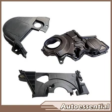 3PCS Timing Belt Back Cover kit For 2001 2002 2003 2004 2005 Honda Civic 1.7L l4