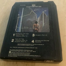 Yes - Going for the One - Restored 8 Track Tape - New Pad and Splice